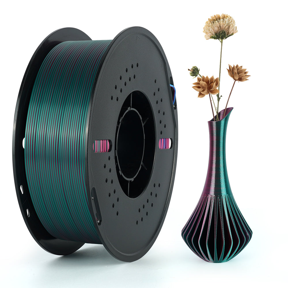 Silk Rainbow Filament PLA - Kingroon
