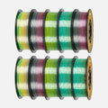 🔥Rainbow / Silk Multicolor PLA 3D Printing Filament-PLA Silk-Kingroon 3D