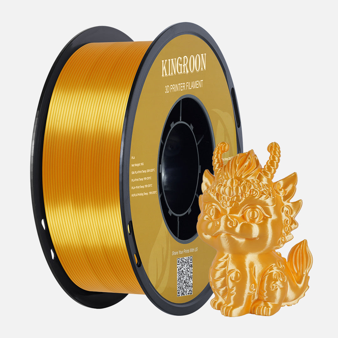 KINGROON Silk Gold PLA-3D Print Material-Kingroon 3D