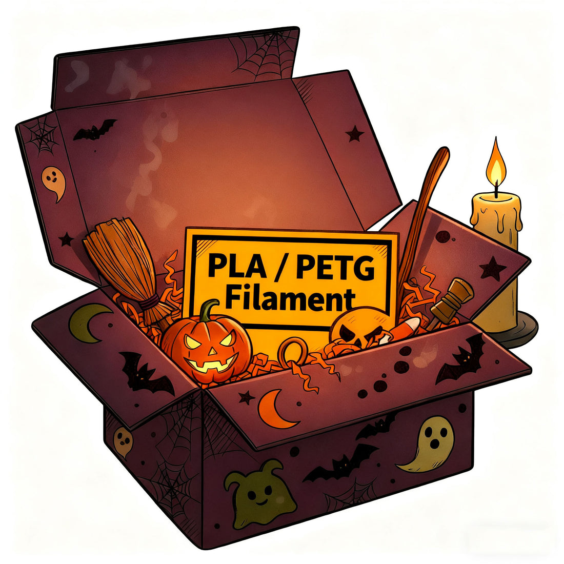 KINGROON PLA/PETG Mixed Filament Pack (Random Colors)-Kingroon 3D