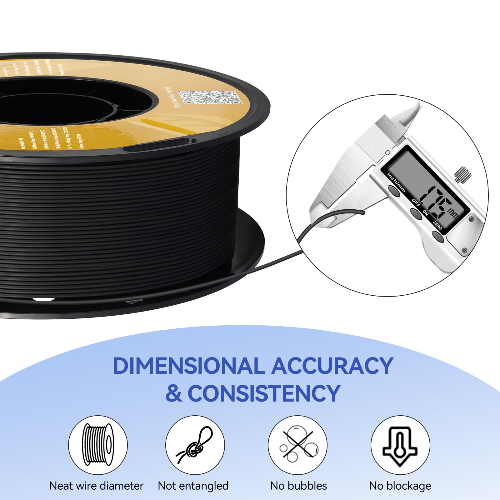 KINGROON Matte PLA Filament 1.75mm-PLA Matte-Kingroon 3D