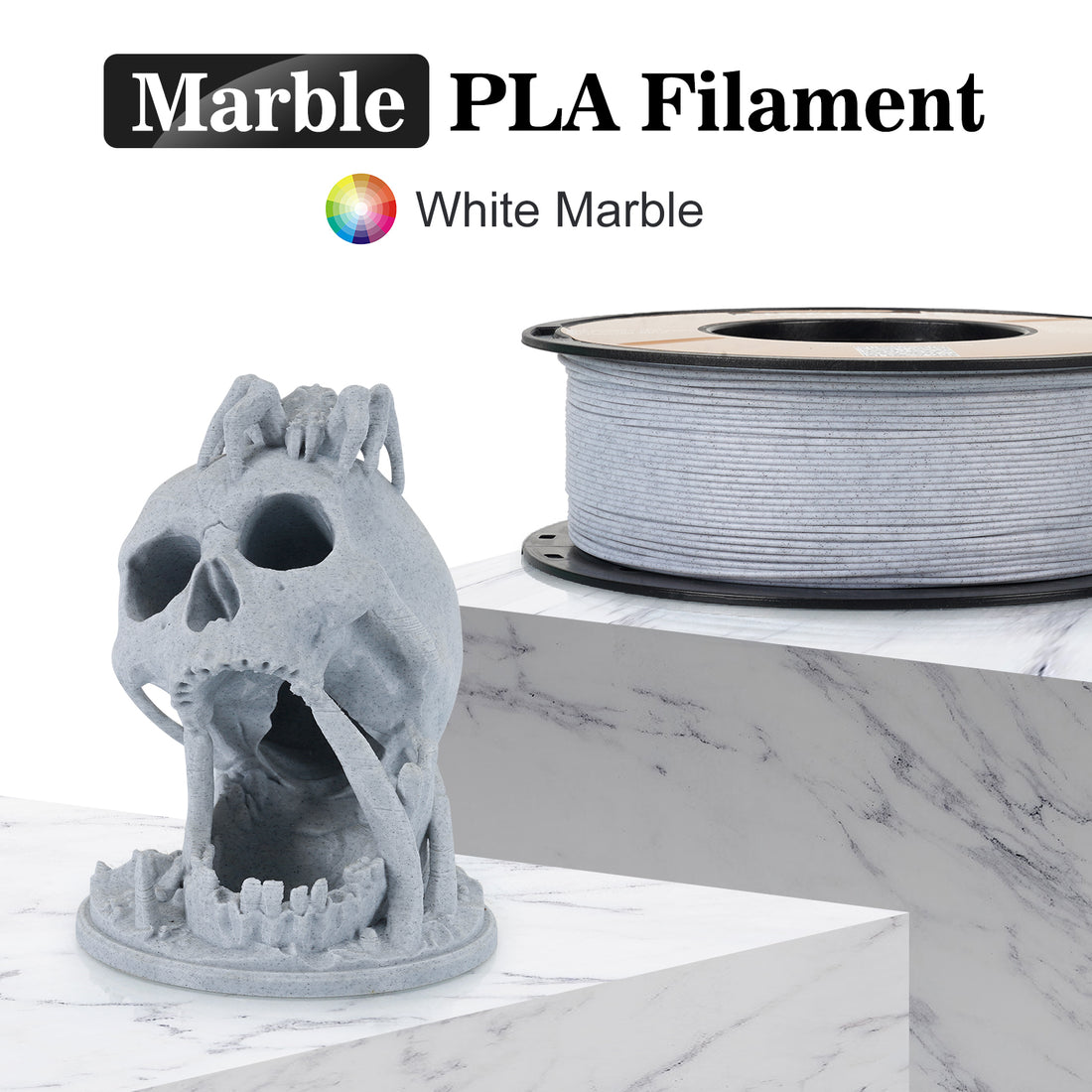 1-roll-of-marble-pla-filament-and-a-model