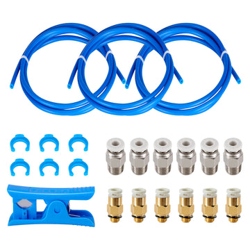 PTFE Tubing & Pneumatic Coupler Kit-3D Printer Accessories-Kingroon 3D