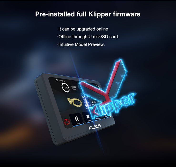 Flsun Speeder Pad Klipper Firmware Screen