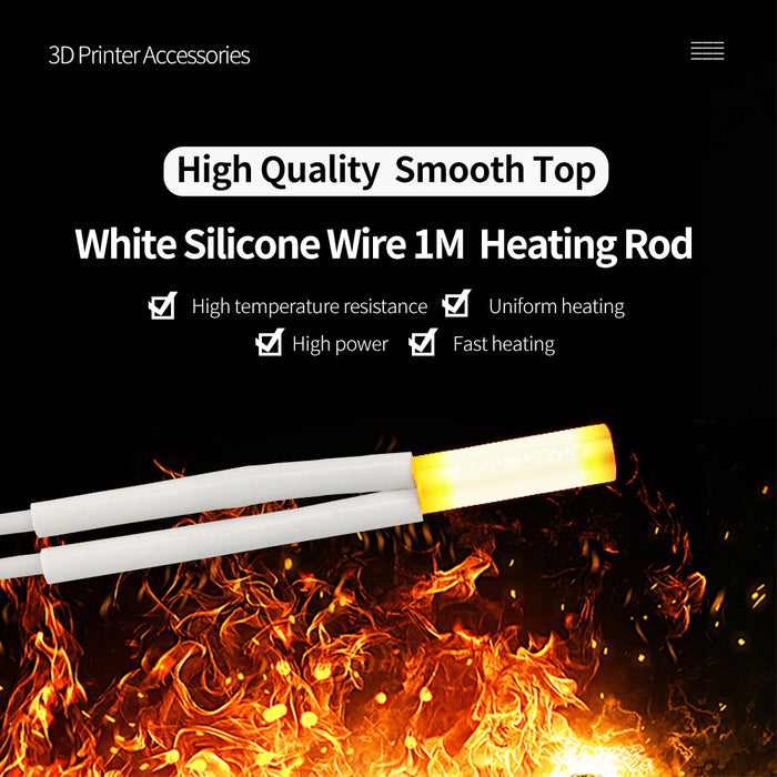 60W/70W High-Temp Cartridge Heater (3PCS Pack) — Kingroon 3D