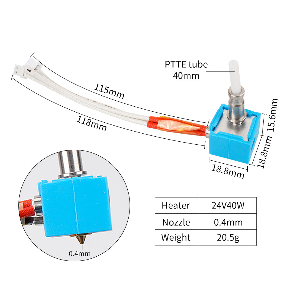 Anycubic Kobra Hotend