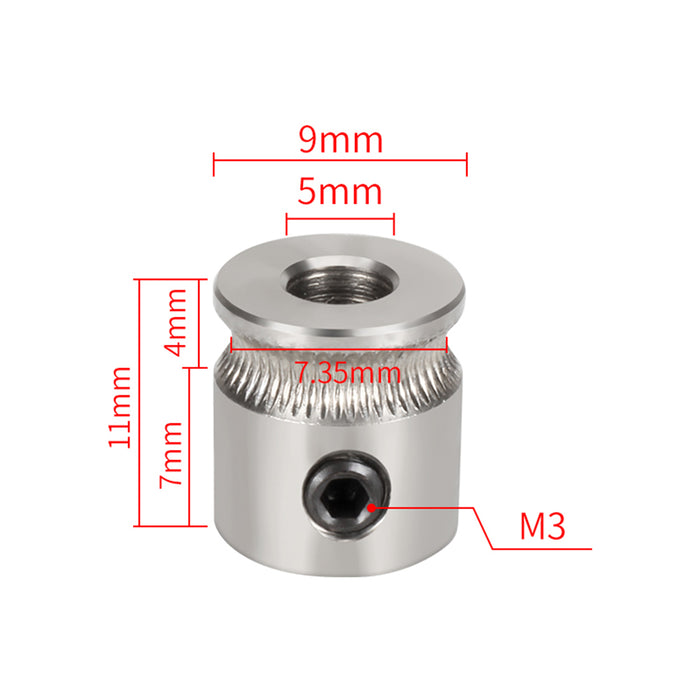 5mm Bore MK8 Extruder Drive Gear