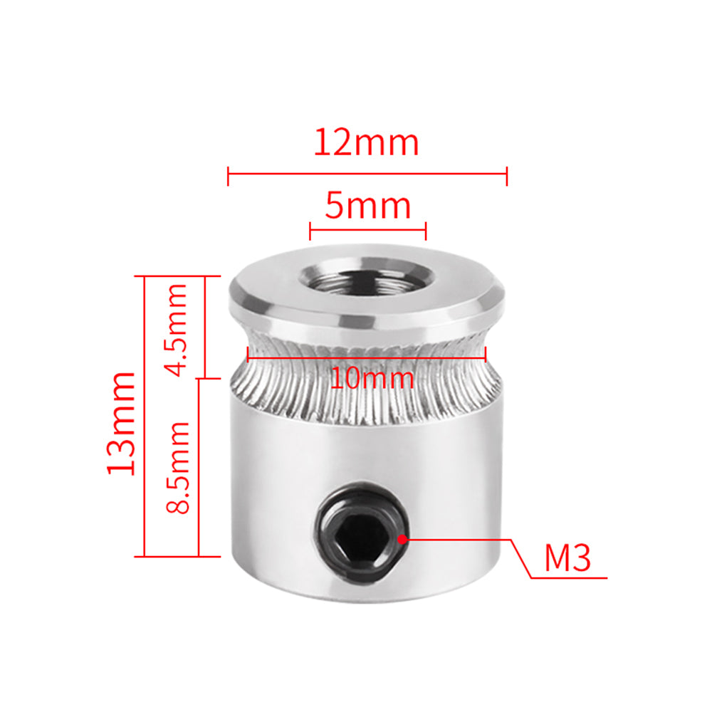 5mm Bore MK7 Extruder Drive Gear-3D Printer Accessories-Kingroon 3D