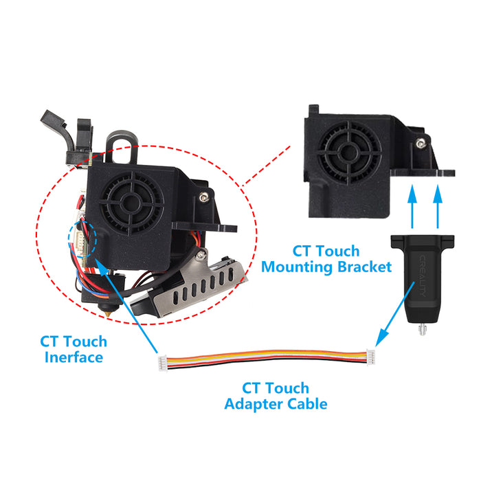 CT Touch Connect Cable for the Ender 3-S1 Sprite Extruder-3D Printer Accessories-Kingroon 3D