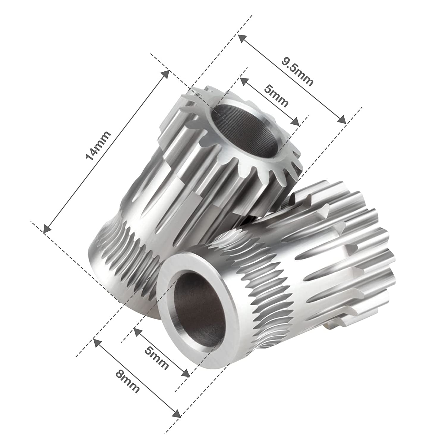 bmg extruder gear BMG Dual Drive Extruder Gear,3d printer extruder drive gear