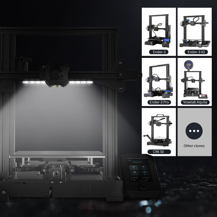 Universal LED Light Bar Upgrade Kit for 3D Printers-3D Printer Accessories-Kingroon 3D