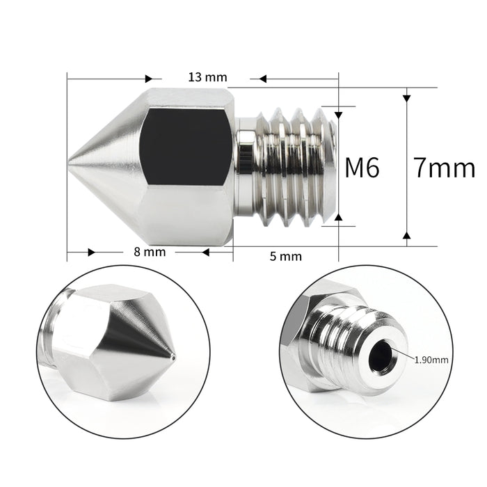 Micro Swiss MK8 plated nozzle