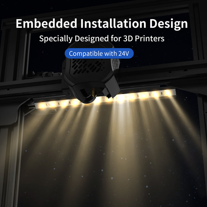 Universal LED Lighting kit for 3D printesr, Laser Engraver, and