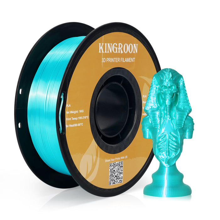 【2KG Pack】Silk PLA Filament for 3D Printing-3D Print Material-Kingroon 3D