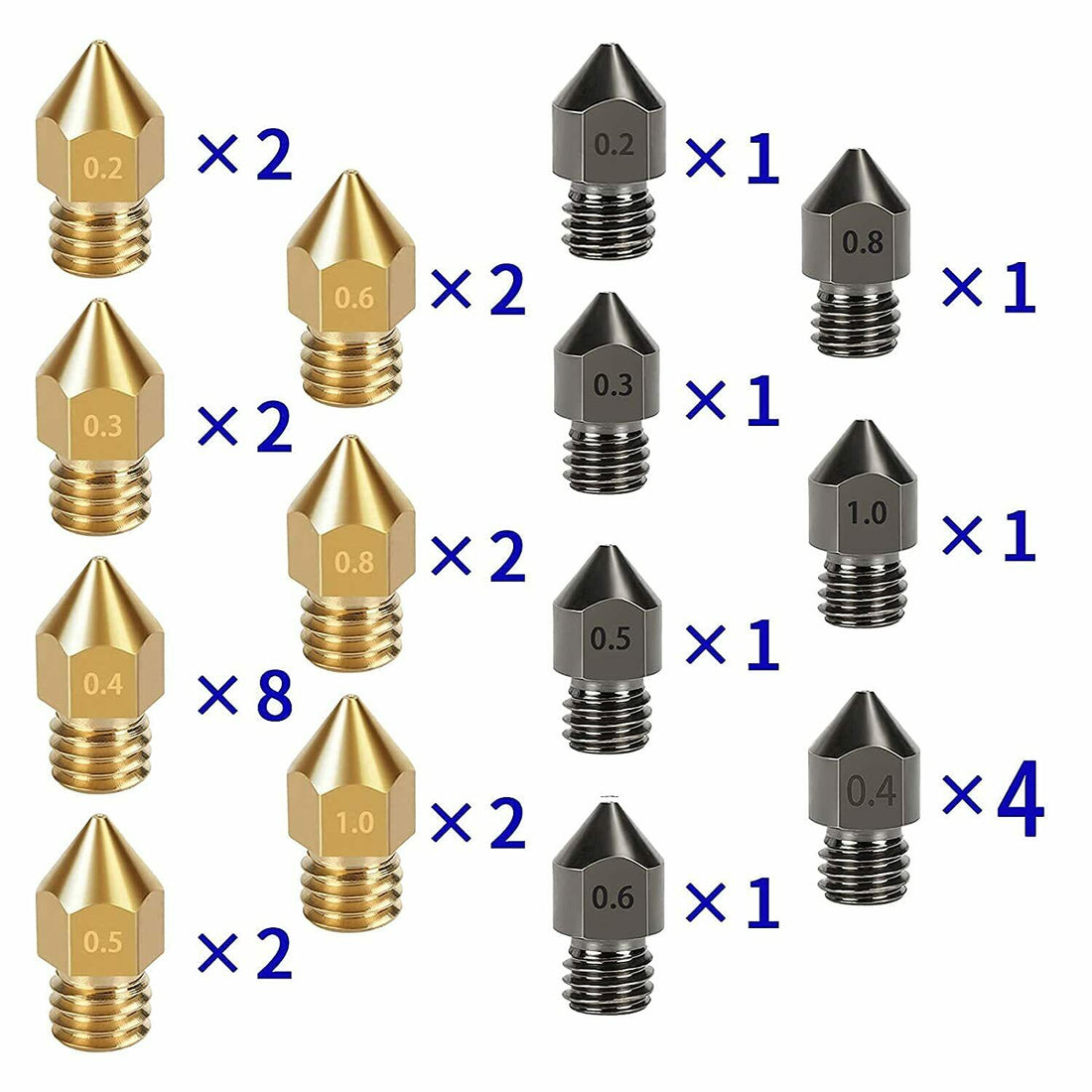 mk8 nozzles