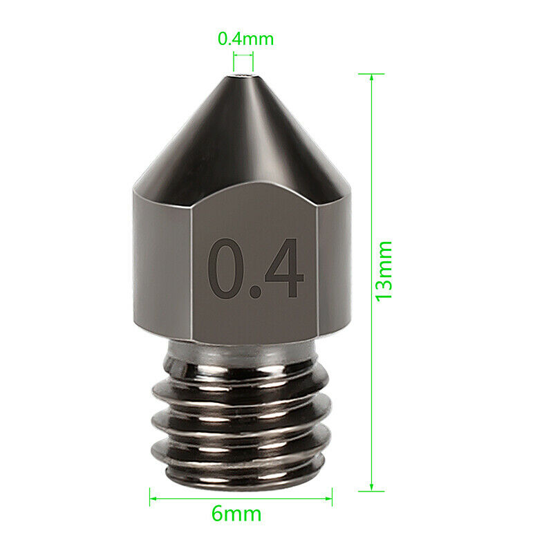 Hardened Steel MK8 Nozzles