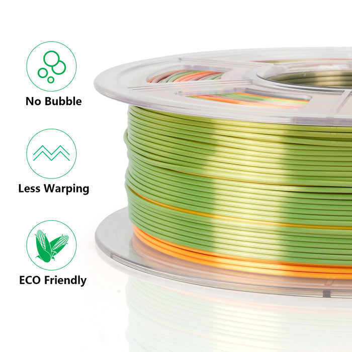 【2KG Pack】Silk Rainbow PLA Filament
